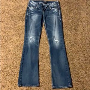 Silver bootcut jeans